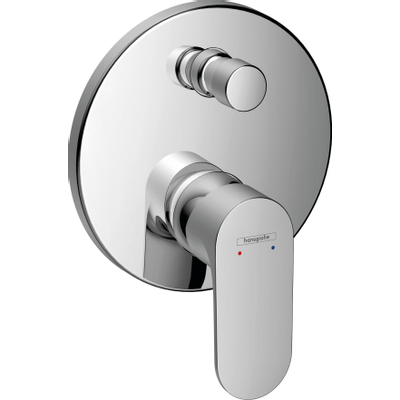 Hansgrohe Rebris s 1 greeps - inbouw badkraan - met zekerheidscombinatie chr. - hoogglans chroom