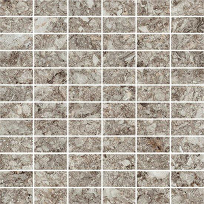 Vtwonen Composite mozaïektegel - 30x30cm - 9mm - vierkant - terrazzo - mat dark grey (grijs)