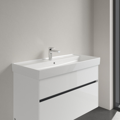 Villeroy & Boch Collaro meubelwastafel - 100x47cm - met overloop - 1 kraangat - White Alpine (glans wit)