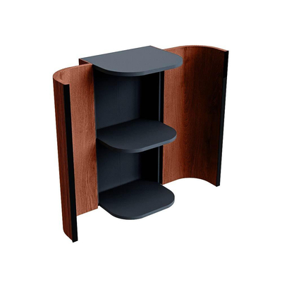 Mondiaz KURVE kolomkast - 80x45x37.5cm - 2 deuren - ruby