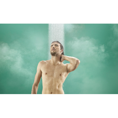 Hansgrohe Pulsify Colonne de douche thermostatique 90cm avec pommeau 10.5cm 3 jets Chrome