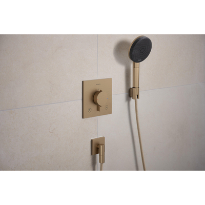 Hansgrohe Raindance Alive Select S - handdouche 125 - 3jet - ecosmart+ - geborsteld brons (brons)
