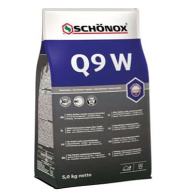 Schonox Q9 w wit flexib.poederlijm en plaatsingsmortel 5kg.