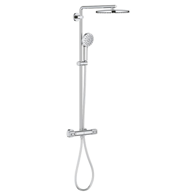 GROHE Vitalio Joy+ doucheset - 28cm - rond - thermostatisch - chroom