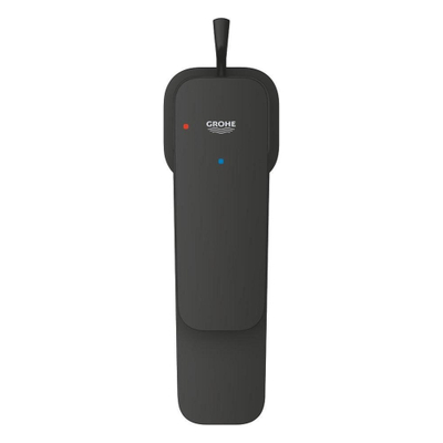 Grohe Cubeo Wastafelmengkraan - S-size - uitloop 10.6cm - opbouw - zwart mat