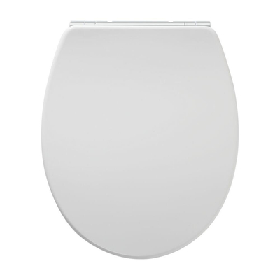 Tiger Boston Abattant de toilette Softclose Duroplast Blanc/Chrome 37x5.5x45cm