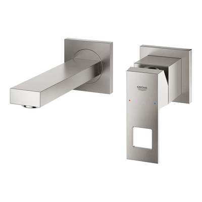 GROHE Eurocube garniture pour robinet mural encastré avec bec 17,2 cm supersteel