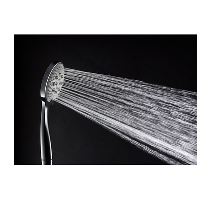 Hotbath Mate douchette à main avec 3 jets 23cm Ø10cm ABS plastique chrome