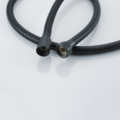 Fortifura Calvi flexible de douche métal noir mat 150cm