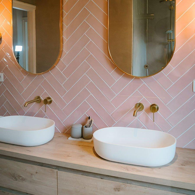 GROHE Essence New partie de finition pour robinet mural 2 trous taille M avec bec 18.3mm cool sunrise brossé (or)