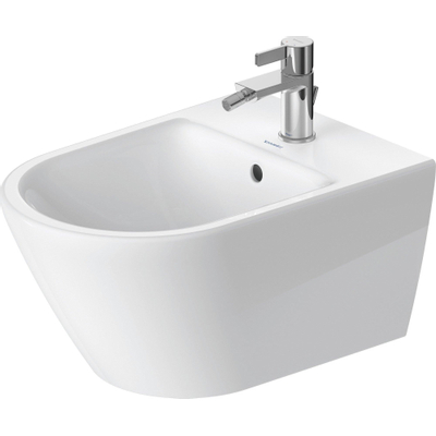 Duravit D-neo Wandbidet - 54x37x40cm - met overloop - wit