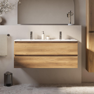 Brauer Core Series badkamermeubel - 120x45x50cm - zonder wastafel - honey