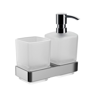 Emco Loft Porte-verre / Distributeur de savon Chrome