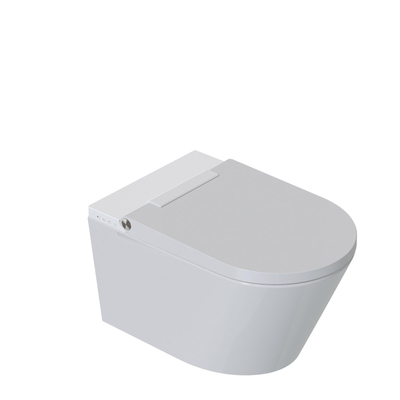 QeramiQ Luma WC japonais Abattant - chauffant - détachable - blanc brillant