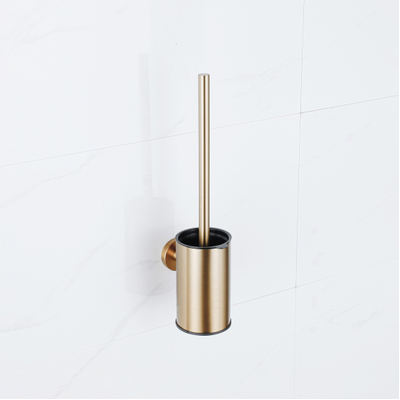 Adema Sparkle 2.0 Toiletset - toiletrolhouder - handdoekhaak - toiletborstelset - goud mat