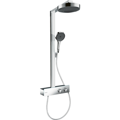 Hansgrohe RainFinity ensemble de douche pluie apparent – thermostatique – douche de tête Ø 25 cm – douchette 3 jets – chrome