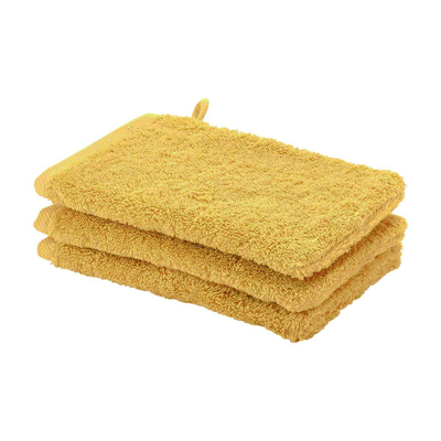 Aquanova London Washandje - 16x22cm - 6 stuks - Mimosa (geel)
