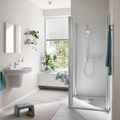 Grohe Precision Flow Thermostatische Douchemengkraan - HOH 15cm - chroom