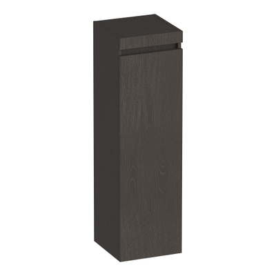 BRAUER Joy badkamerkast - 120x35x35cm - 1 deur - greeploos - rechtsdraaiend - Timber Anthracite