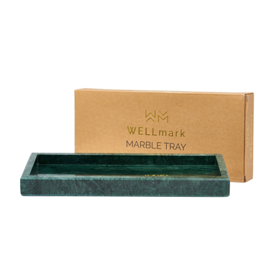 Wellmark Marble tray schaal 30x13cm Marmer Groen