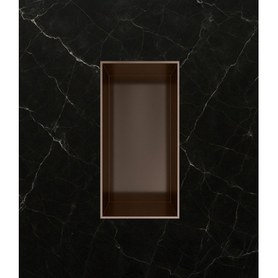 Hotbath &MORE Boîte encastrée ou niche encastrée 30x15x10cm sans cadre Tuscan bronze
