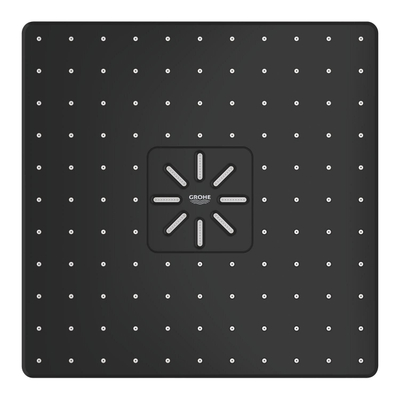 GROHE Rainshower SmartActive Cube 310 regendouche - 31x31cm - 2 standen - mat zwart