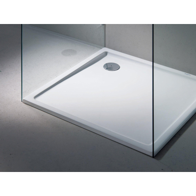 Duravit Starck Slimline receveur de douche acrylique carré 90x90x4,5cm blanc
