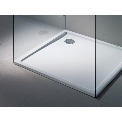 Duravit Starck Slimline Receveur de douche acrylique carré 90x90x4.5cm Blanc