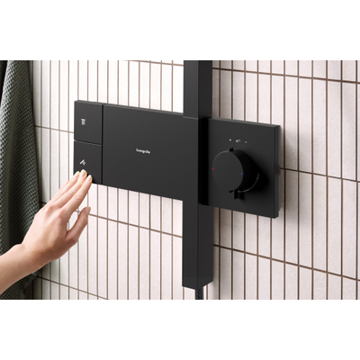 Hansgrohe Raindance alive Showerpipe - 210/340 1jet - thermostaat - mat zwart