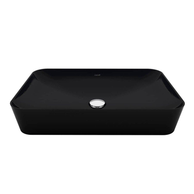 Creavit Ultra Céramique surélevé Lavabo - 60X40CM - mat noir