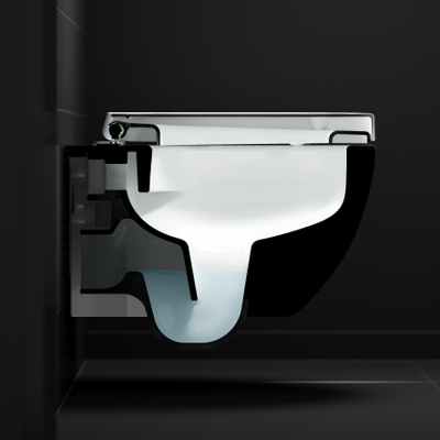 Clou New Hammock hangtoilet – compact – spoelrandloos – diepte 49 cm – met softclose zitting – mat wit