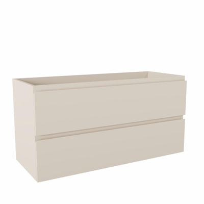 MONDIAZ HAY Smal wastafelonderkast - 100cm - 2 lades - Linen OUTLETSTORE