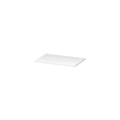 INK Topdeck Wastafelblad - 70x45x2cm - tbv onderkast - MDF lak - Mat wit