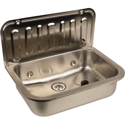 Differnz évier de vidange - 49x32,5cm - Inox