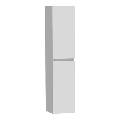 BRAUER Joy Armoire de salle de bains - 160x35x35cm - 2 portes - sans poignées - ouverture à gauche ou à droite - blanc brillant