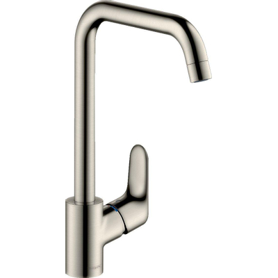 Hansgrohe Focus mitigeur monocommande de cuisine 260, finition aspect inox