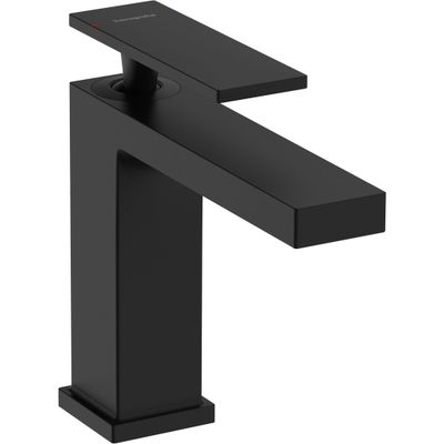 Hansgrohe Tecturis E Eengreeps wastafelkraan - 110 met PopUp - trekwaste - mat zwart