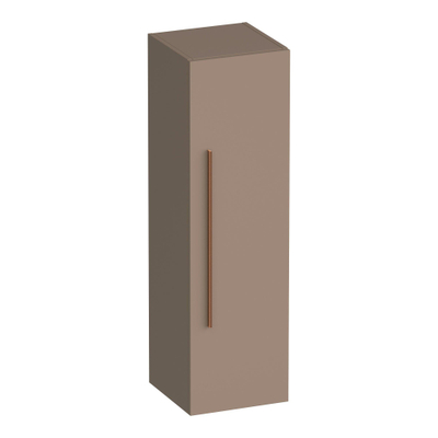 BRAUER Trust badkamerkast - 120x35x35cm - excl. opbouwgreep met 1 deur links- of rechtsdraaiend mat mokka