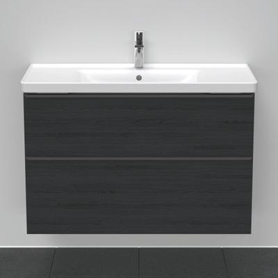 Duravit D-neo Meuble sous vasque 98.4x45.2x62.5cm 2 tiroirs Chêne noir mat