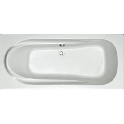 Plieger Spring baignoire acrylique rectangulaire 180x80cm avec pieds blanc