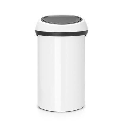 Brabantia Touch Bin Afvalemmer - 60 liter - wit