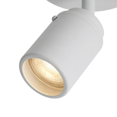 QAZQA Ducha - 1 lamp - inclusief dimbare led lamp - IP54 - Zwart