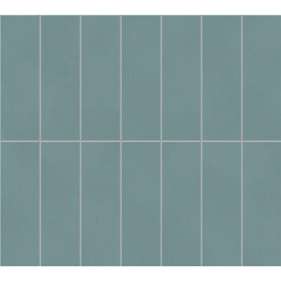 Atlas Concorde Boost Color Mozaiektegel - 33x37cm - 8.5mm - gerectificeerd - Witte scherf - Teal (Blauw)