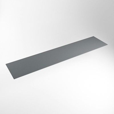 Mondiaz TOP 46 Topblad - 210x46x0.9cm - geschikt voor afdekplaat - Solid surface - Plata