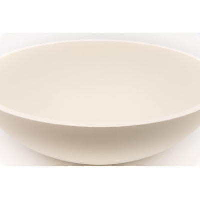 Zeza Element Waskom - 41x41x14cm - solid surface - mat crème (beige)