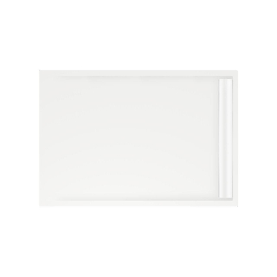 Xenz Easy Tray douchevloer - 120x100x5cm - acryl - zonder gootcover - wit