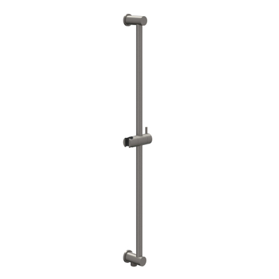 IVY Pact Regendoucheset - inbouw - 2-weg stop-omstel - 30cm plafondbuis - 30cm medium hoofddouche rond - glijstang met uitlaat - 150cm doucheslang - staafmodel handdouche - Geborsteld metal black PVD