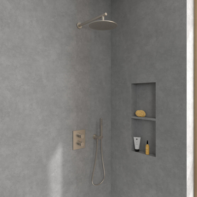 Villeroy & Boch Universal Showers douche principale - 25cm - Rond - Nickel brossé mat (inox)