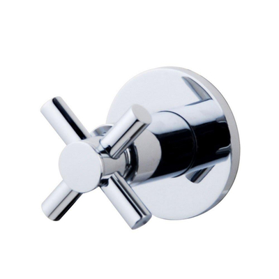 Xellanz Cross robinet d''arrêt encastré 1/2'' chrome