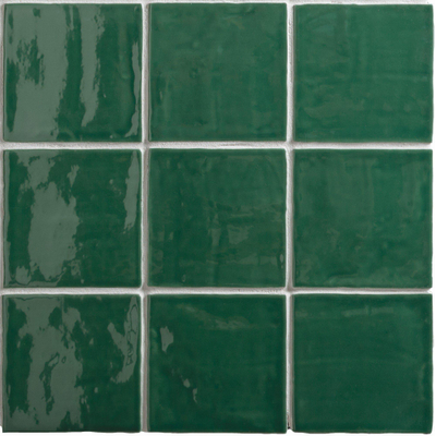 ÉCHANTILLON Par Goof Carreau mural Ancien Hollandais blanc ancien vert Vintage Brillant Ancien Vert